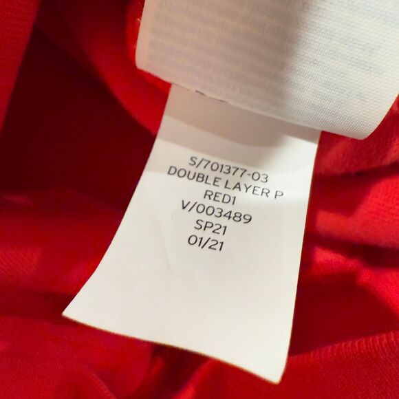 Yeezy Gap Double Layered Hoodie Red Sz Small - Picture 7 of 8